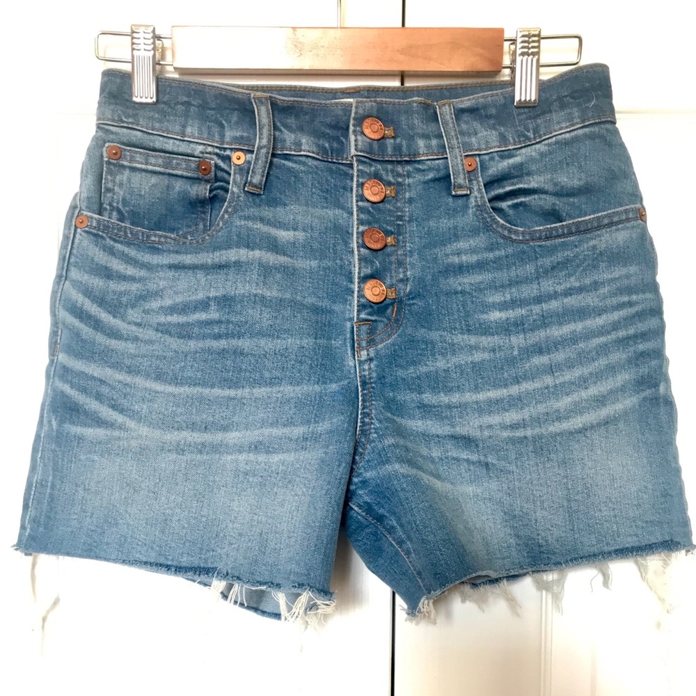 Madewell High Waisted Denim Shorts